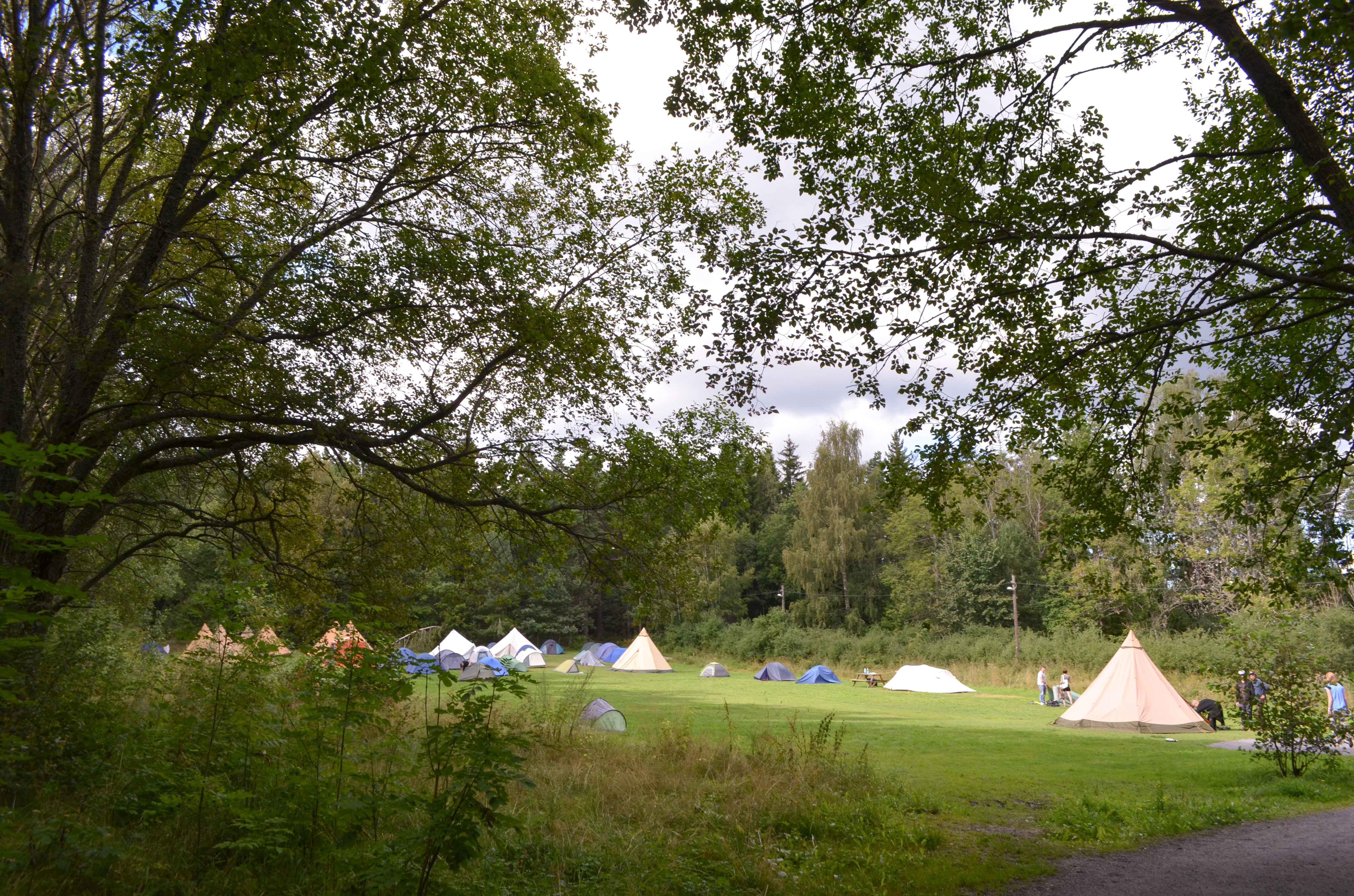 Camping at Ngen